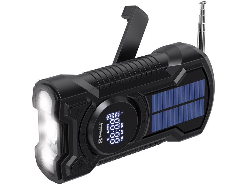 Sandberg Survivor Radio All-in-1 5000 Powerbank (Akku) - schwarz - 5000 mAh