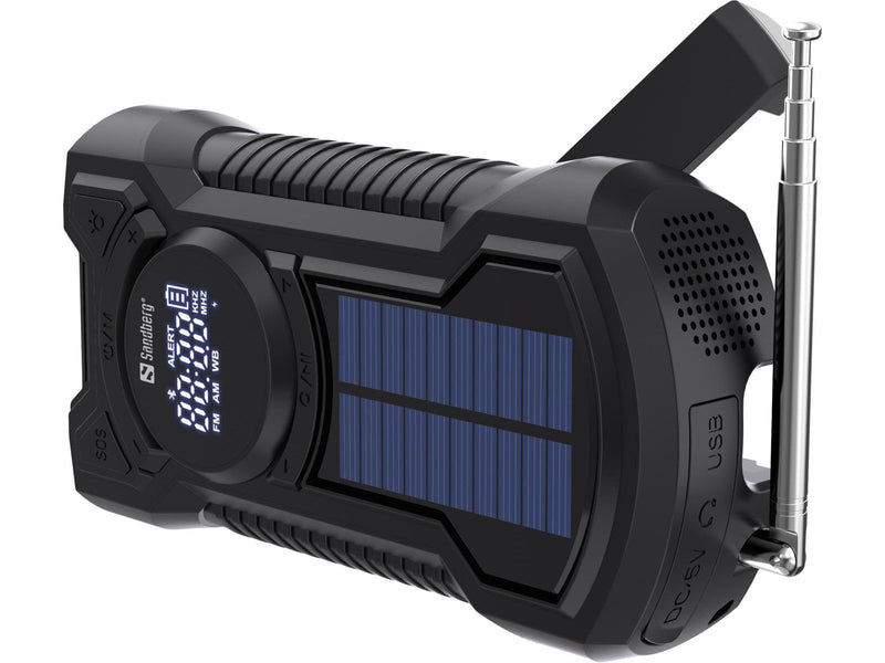 Sandberg Survivor Radio All-in-1 5000 Powerbank (Akku) - schwarz - 5000 mAh