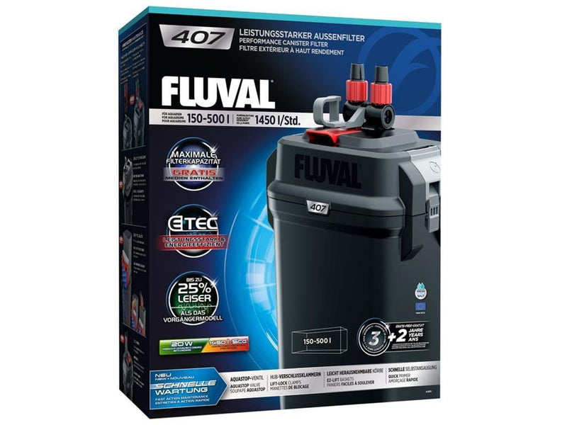 FLUVAL 407 1450 ltr./t. 23W. 150-500 L.