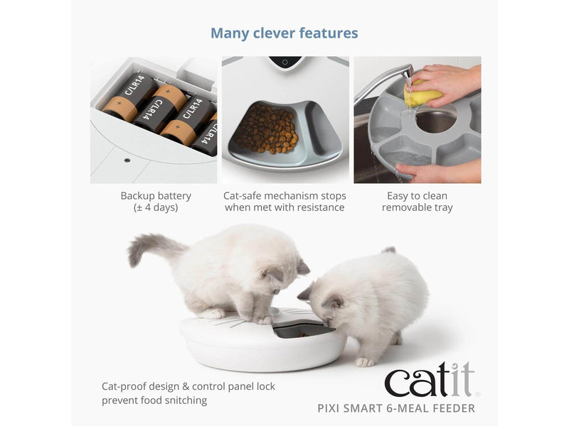 Catit PIXI Smart Automatic 6-Meal Feeder