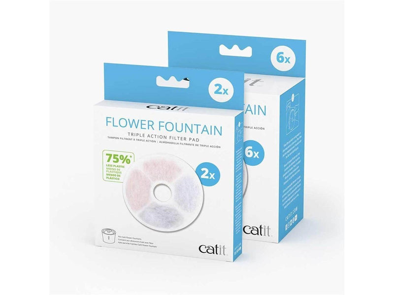 Catit Senses 2.0 Triple Action Filter for Flower Fountain (2-Pack)