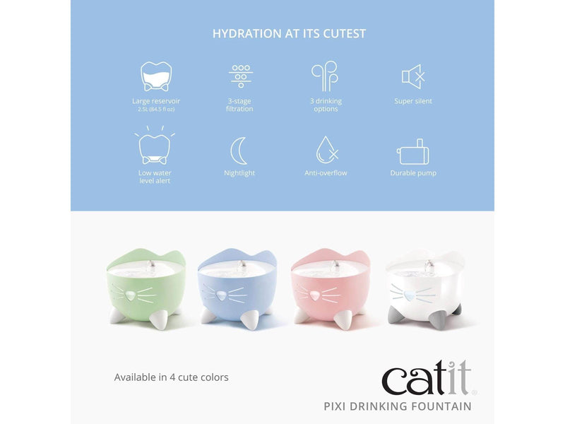 Catit Pixi Trinkbrunnen Hellblau