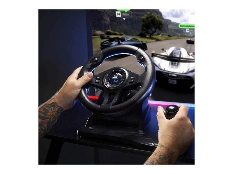 Subsonic Superdrive GS 550 Steering Wheel - Wired Steering wheel & Pedal set - Sony PlayStation 4