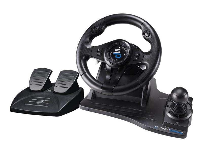 Subsonic Superdrive GS 550 Steering Wheel - Wired Steering wheel & Pedal set - Sony PlayStation 4