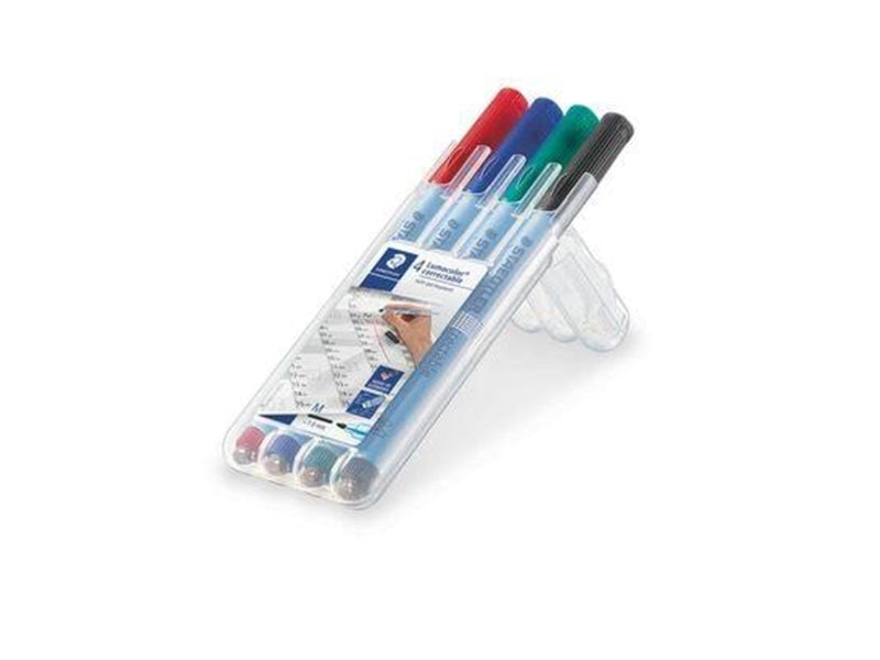 Staedtler OHP pen Lumocolor correct M 4pcs