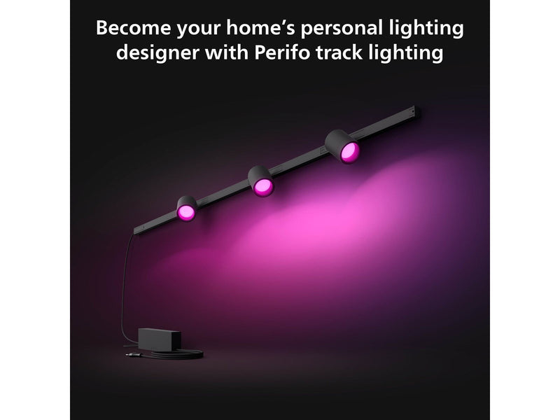 Philips Hue Perifo Ceiling Set - 3 Cylinder Spots - Black