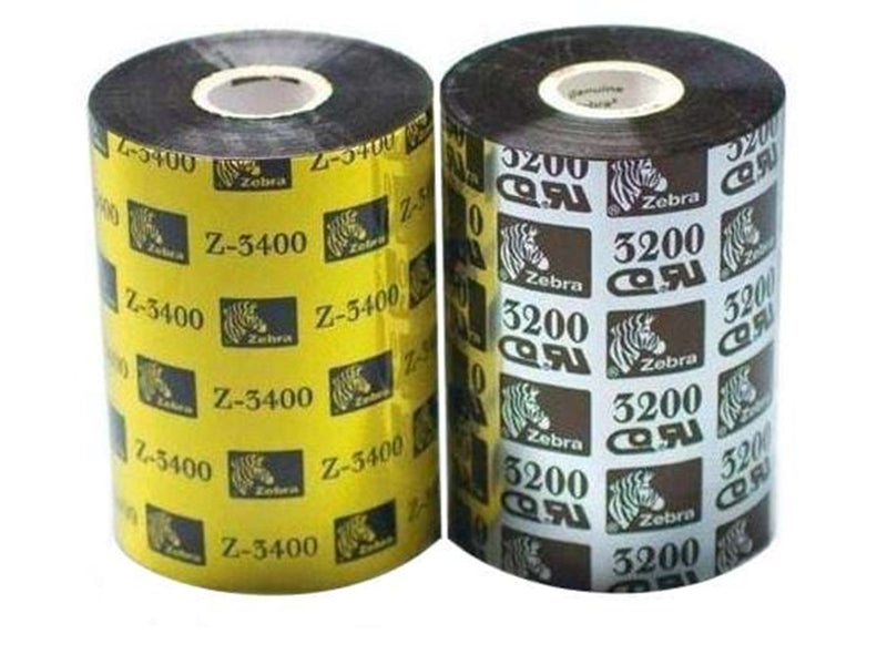 Zebra ribbon 3200 wax/resin - Ribbons refill (Thermische Überführung) Schwarz