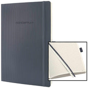 SIGEL Notizbuch CONCEPTUM® ca. DIN A4 kariert Softcover 194 Seiten - dunkelgrau