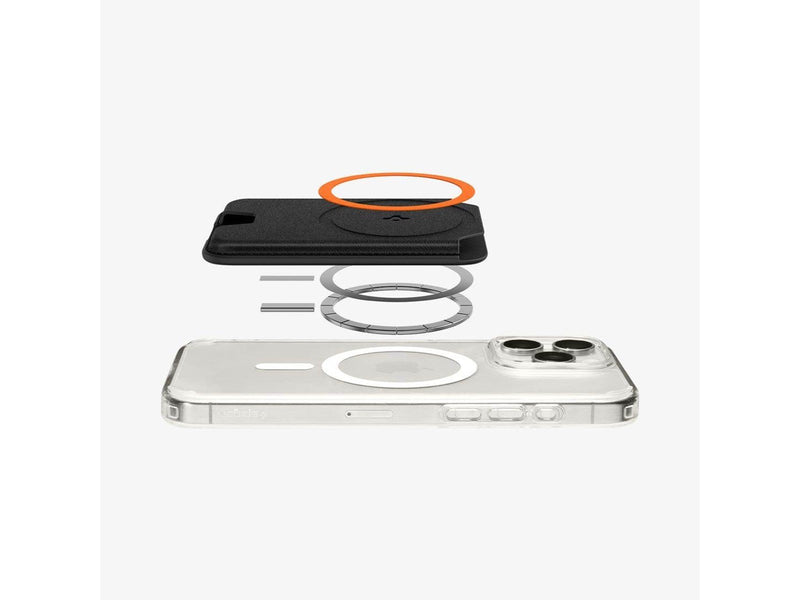 Spigen Valentinus MagSafe Wallet 3 Card - Black