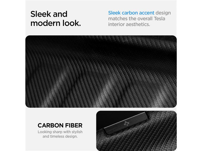 Spigen Tesla Car Mat Rear Trunk Storage for Tesla Model 3 - Black
