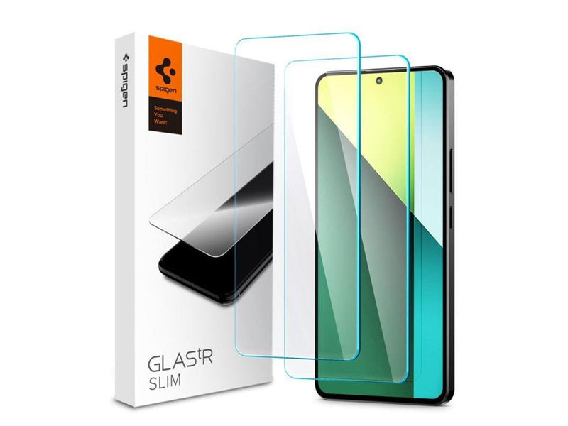 Spigen Glass tR Slim 2 Pack for Xiaomi Redmi Note 13 Pro 5G