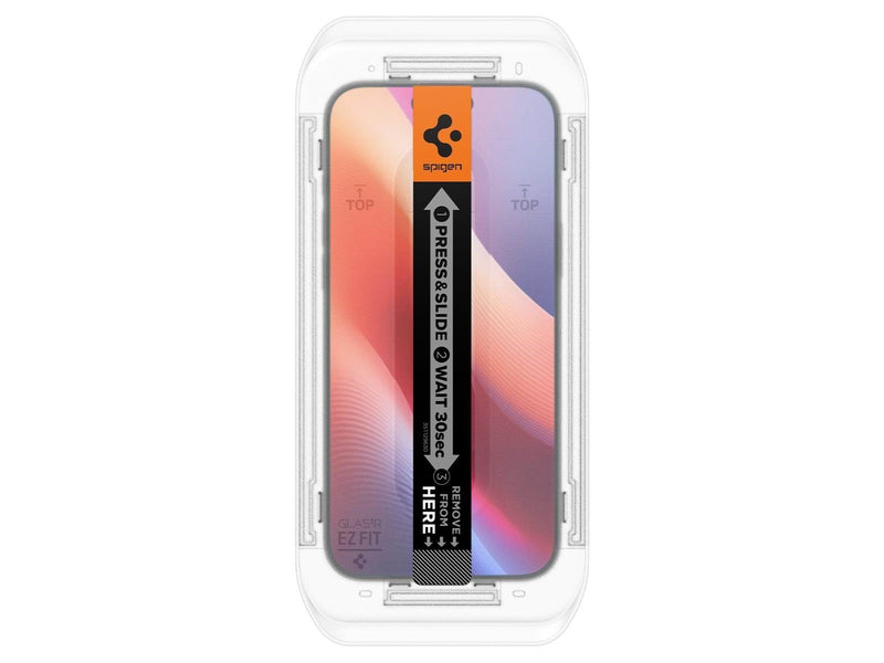 Spigen Glass tR EZ Fit HD (Privacy) 1 Pack - Transparency - iPhone 16 Pro