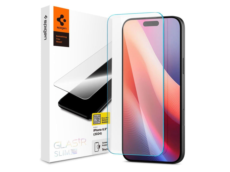 Spigen Glass tR Slim HD 1 Pack - Transparency - iPhone 16 Pro Max