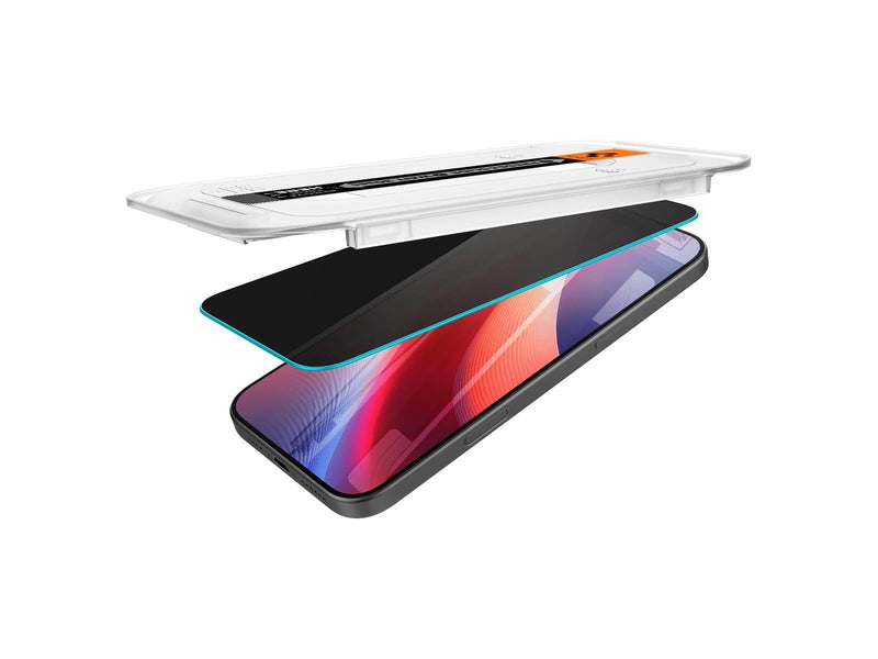 Spigen Glass tR EZ Fit (Privacy) 2 Pack - Transparency - iPhone 16 Pro Max