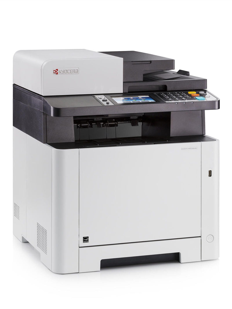 KYOCERA Klimaschutz-System ECOSYS M5526cdn Farblaser-Multifunktionsgerät inkl. Kyocera Papierkassette PF-5110 (1203R60UN