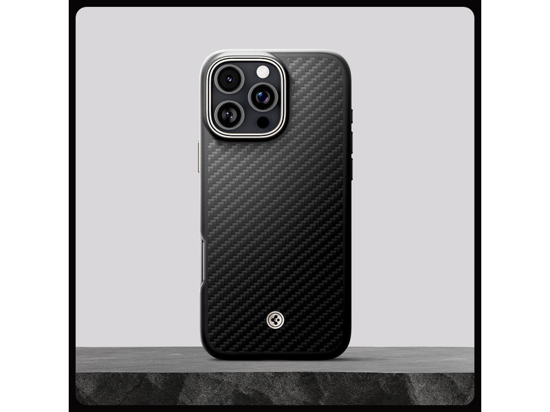 Spigen Enzo Aramid - Black - iPhone 16 Pro