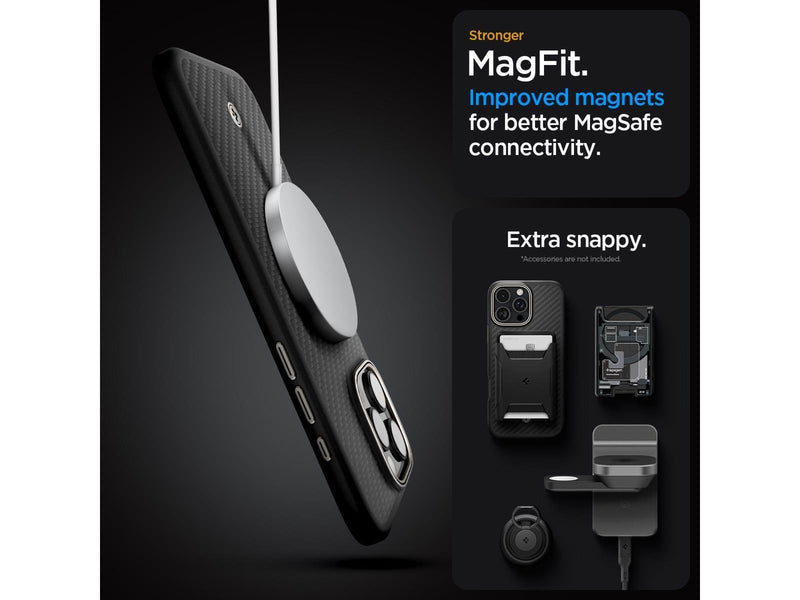 Spigen Enzo Aramid - Black - iPhone 16 Pro Max