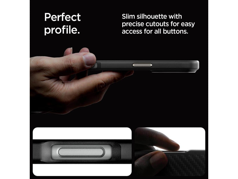 Spigen Enzo Aramid - Black - iPhone 16 Pro Max