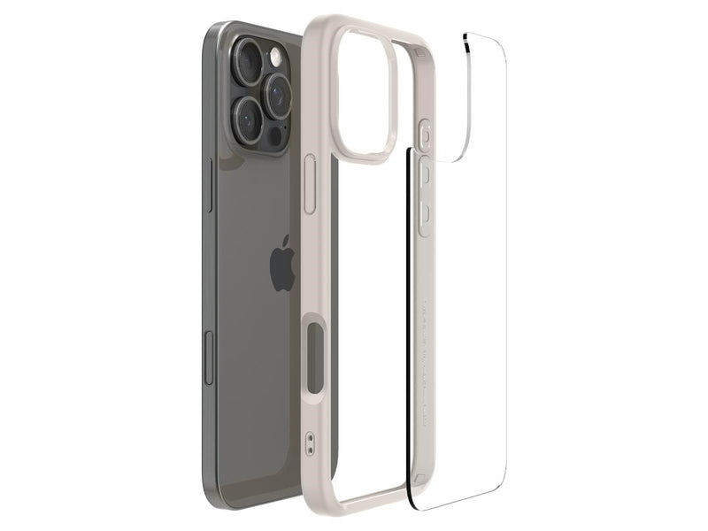 Spigen Ultra Hybrid - Titanium - iPhone 16 Pro Max
