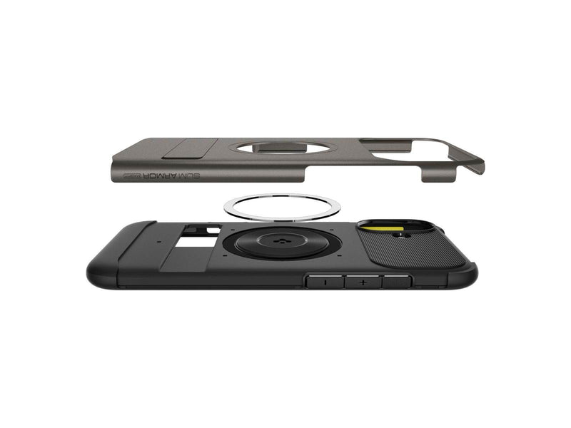 Spigen Slim Armor MagSafe - Gunmetal - iPhone 16