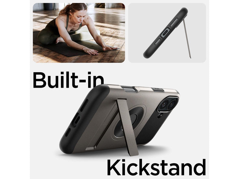 Spigen Slim Armor MagSafe - Gunmetal - iPhone 16