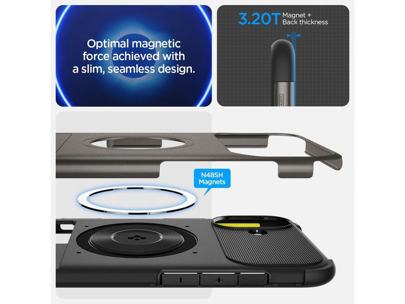 Spigen Slim Armor MagSafe - Gunmetal - iPhone 16