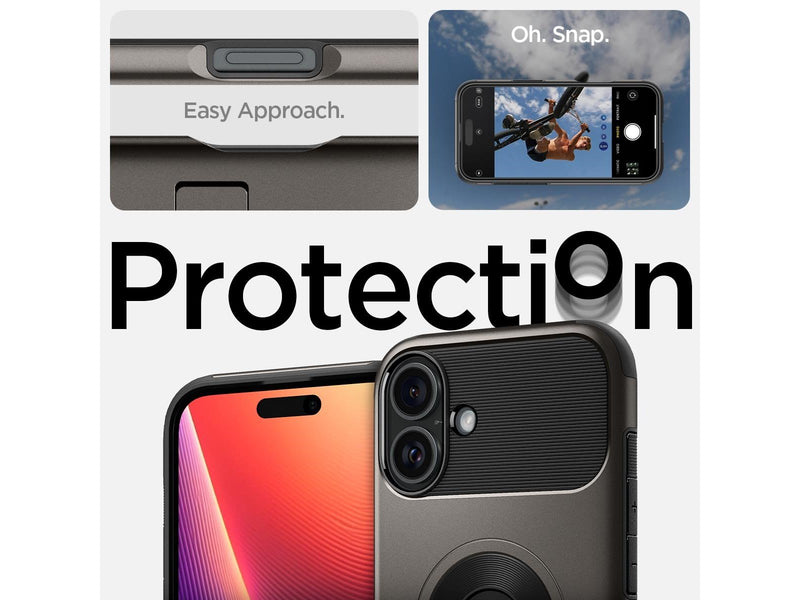 Spigen Slim Armor MagSafe - Gunmetal - iPhone 16