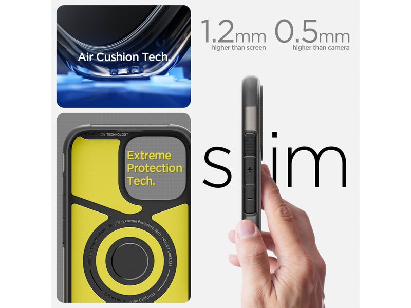 Spigen Slim Armor MagSafe - Gunmetal - iPhone 16