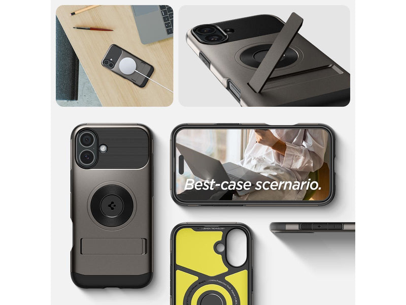 Spigen Slim Armor MagSafe - Gunmetal - iPhone 16