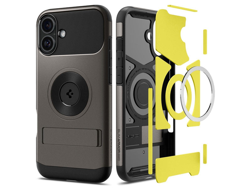 Spigen Slim Armor MagSafe - Gunmetal - iPhone 16