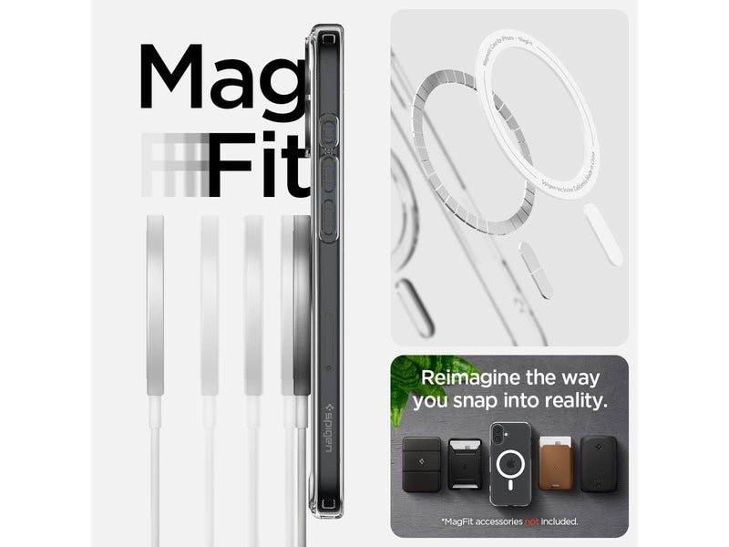 Spigen Crystal Hybrid MagSafe - White - iPhone 16
