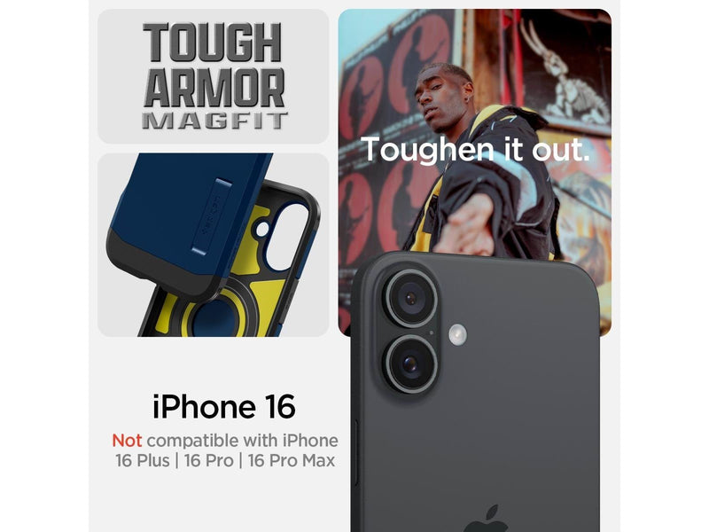 Spigen Tough Armor MagSafe - Navy Blue - iPhone 16