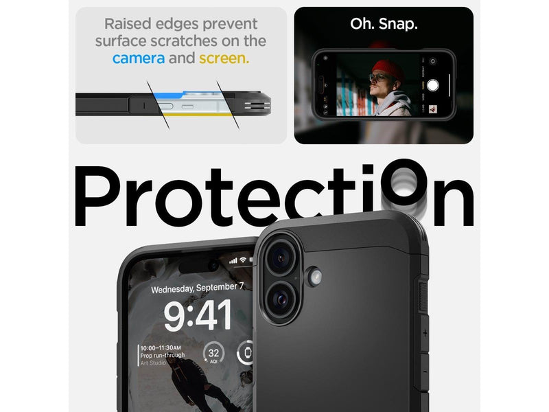 Spigen Tough Armor MagSafe - Black - iPhone 16