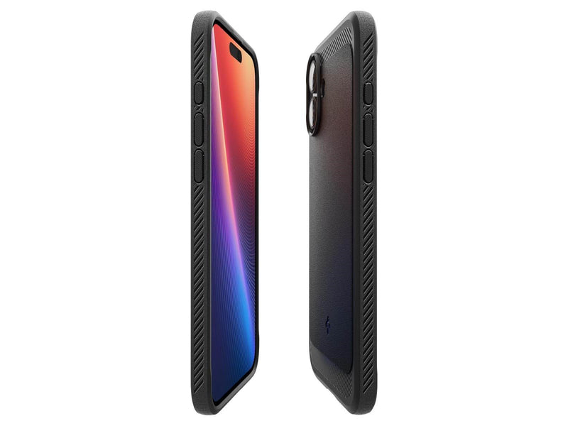 Spigen Rugged Armor MagSafe - Matte Black - iPhone 16