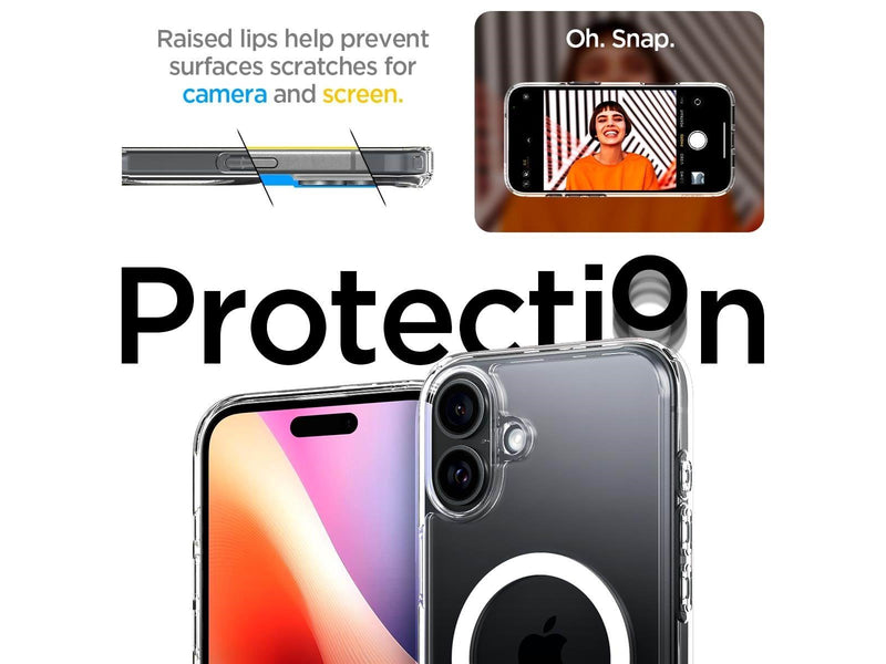 Spigen Ultra Hybrid S MagSafe - Crystal Clear - iPhone 16