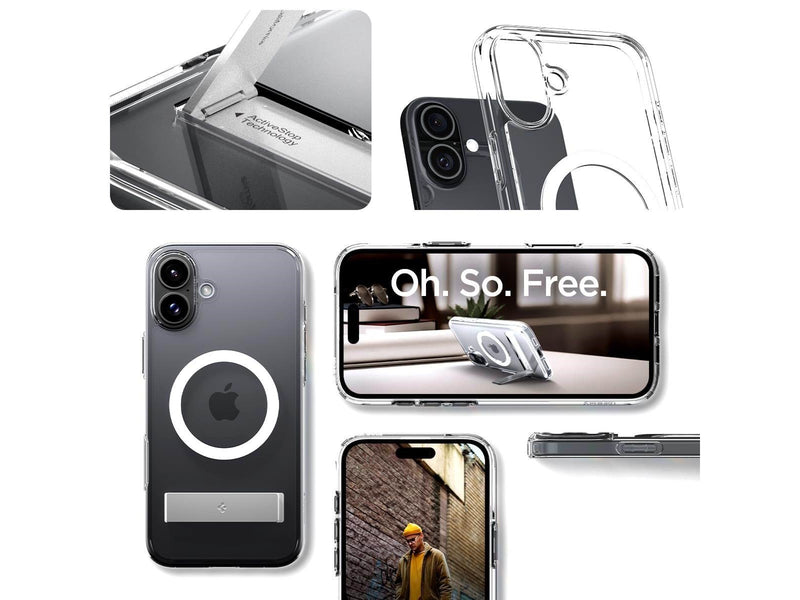 Spigen Ultra Hybrid S MagSafe - Crystal Clear - iPhone 16