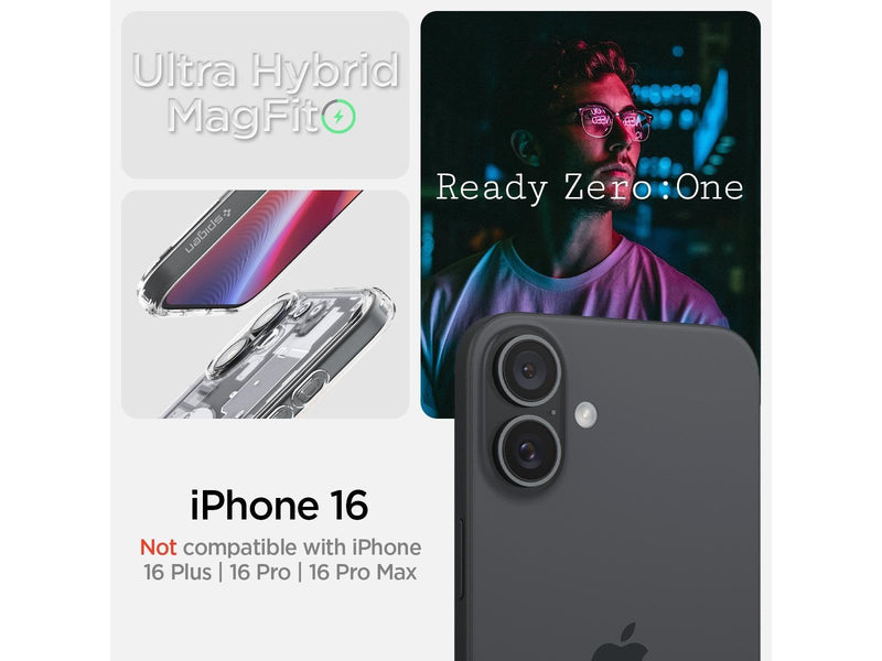 Spigen Ultra Hybrid MagSafe - Zero One - iPhone 16