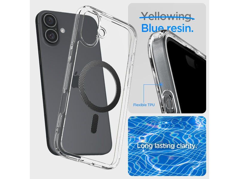 Spigen Ultra Hybrid MagSafe - Carbon Fiber - iPhone 16