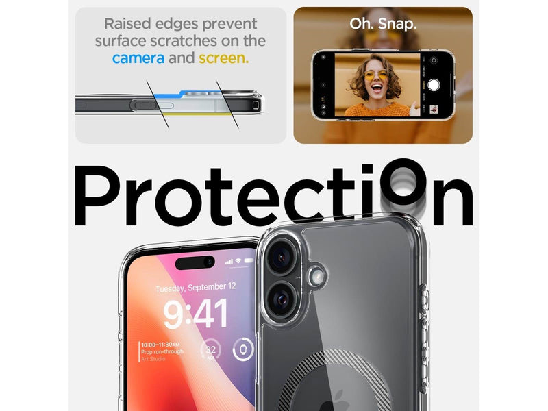 Spigen Ultra Hybrid MagSafe - Carbon Fiber - iPhone 16