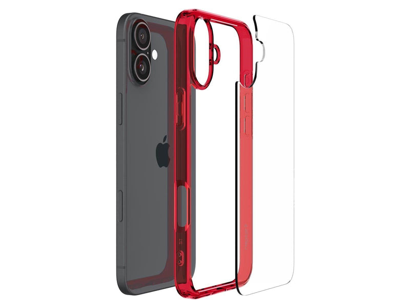 Spigen Ultra Hybrid - Red Crystal - iPhone 16