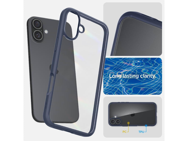 Spigen Ultra Hybrid - Navy Blue - iPhone 16