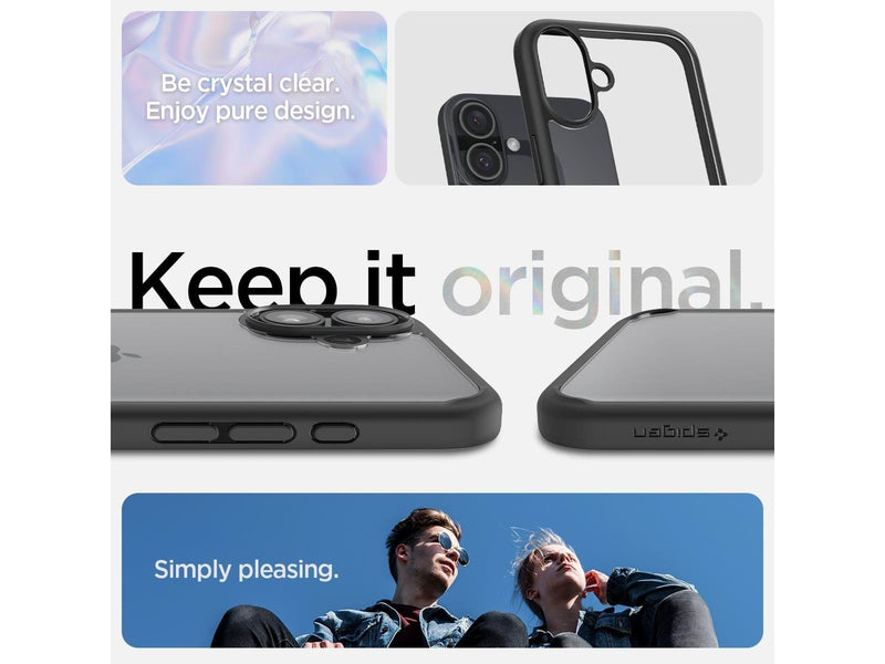 Spigen Ultra Hybrid - Matte Black - iPhone 16