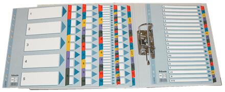 Esselte Ordnerregister Vollformat 1-12 farbig