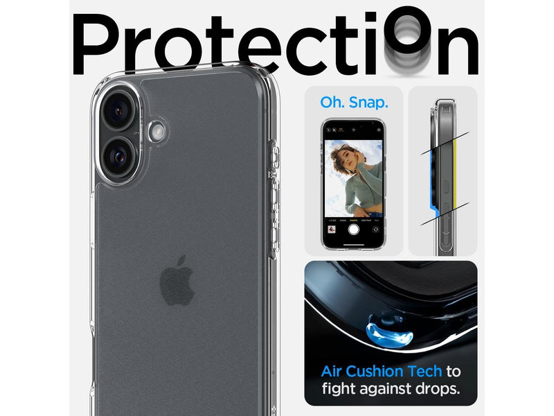 Spigen Ultra Hybrid - Frost Clear - iPhone 16