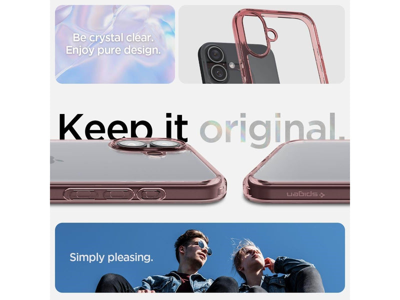 Spigen Ultra Hybrid - Rose Crystal - iPhone 16