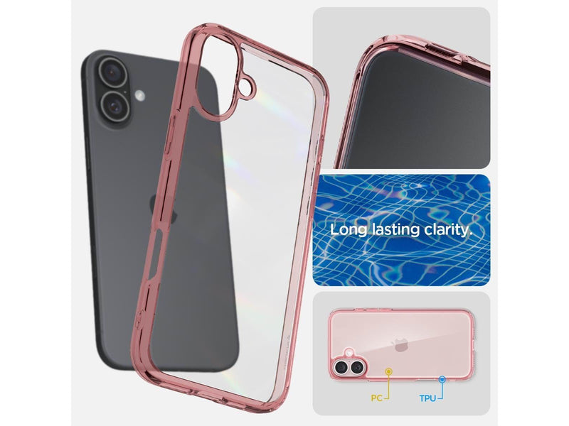Spigen Ultra Hybrid - Rose Crystal - iPhone 16