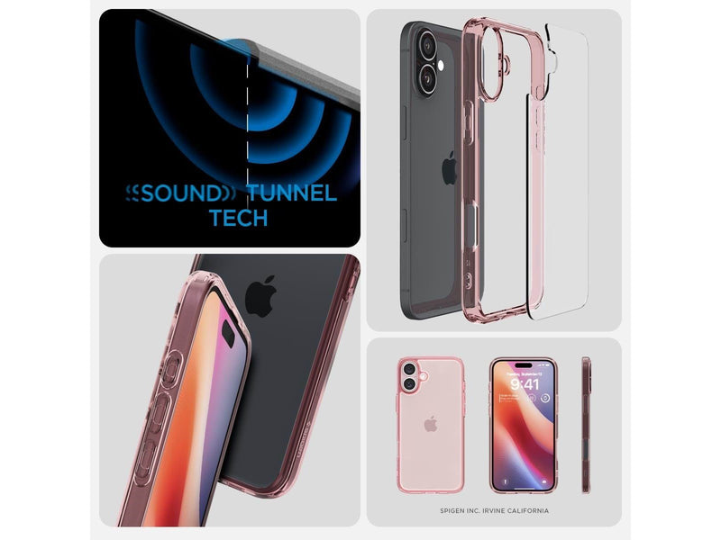 Spigen Ultra Hybrid - Rose Crystal - iPhone 16