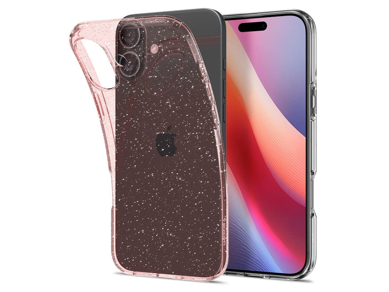 Spigen Liquid Crystal Glitter - Rose Quartz - iPhone 16