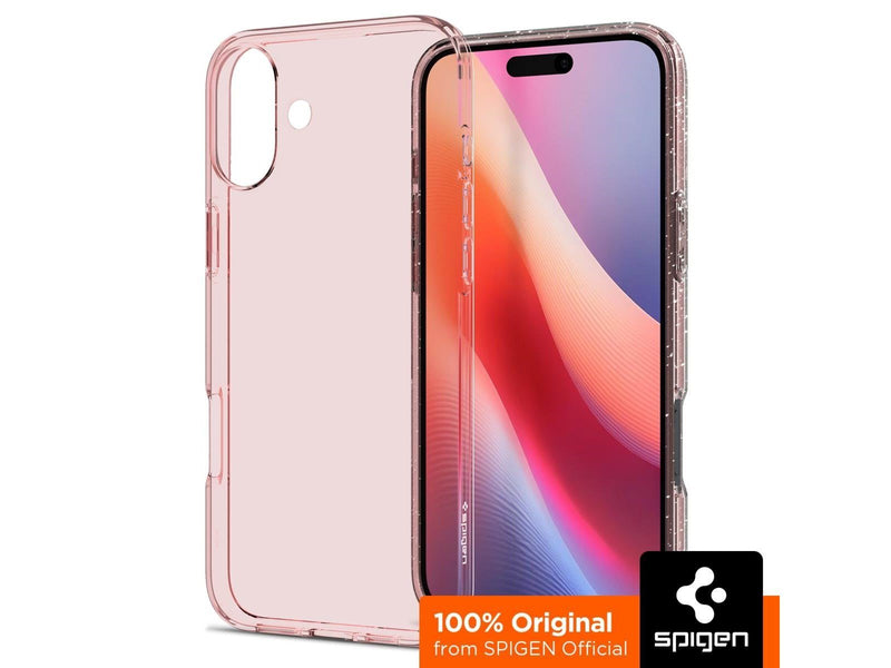 Spigen Liquid Crystal Glitter - Rose Quartz - iPhone 16