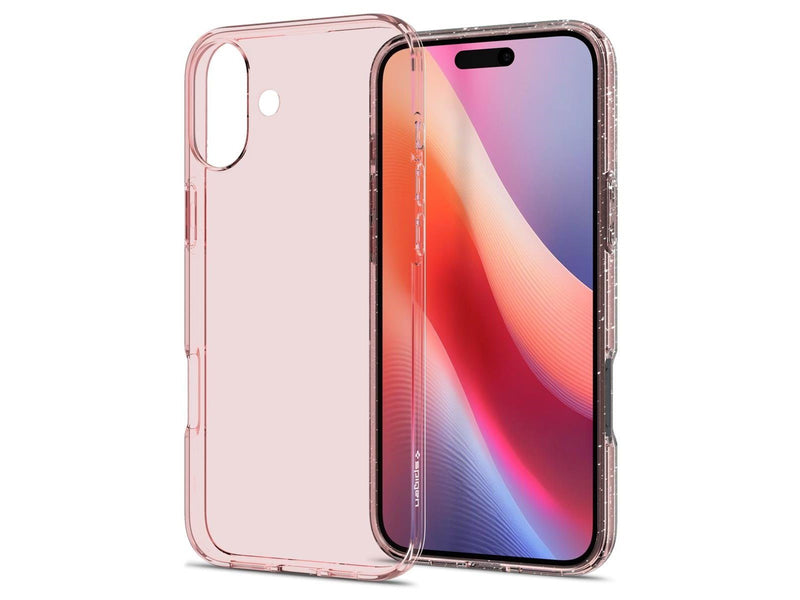 Spigen Liquid Crystal Glitter - Rose Quartz - iPhone 16